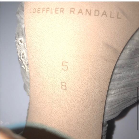 Loeffler Randall Camillia embroidered Pearl sandals 5 - Picture 7 of 7